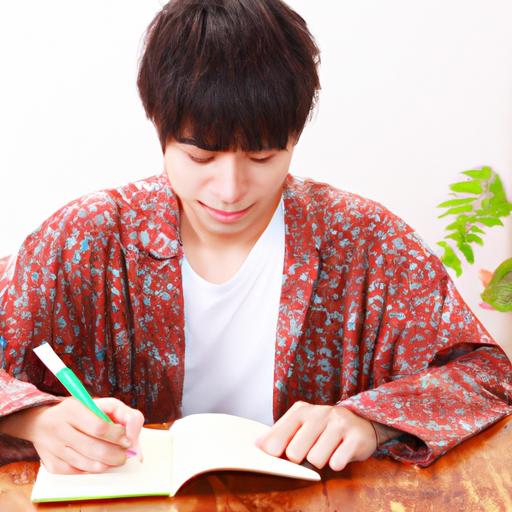Akihiro ghi chép trong cuốn nhật ký