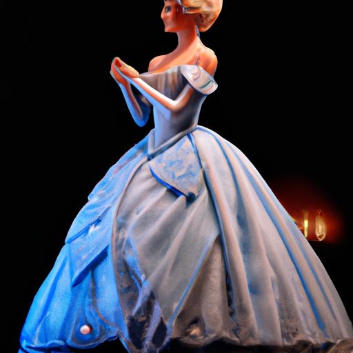 Hình ảnh đẹp với Cinderella diện bộ váy bóng bay đặc trưng của cô.