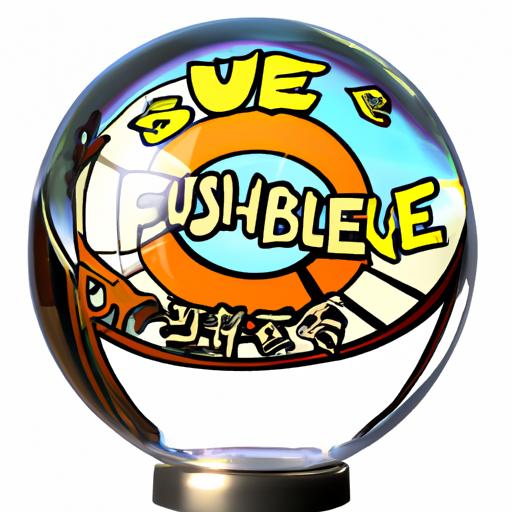 Một hình ảnh của một quả cầu thủy tinh với hình chiếu của các tập phim One Piece trong tương lai bên trong.