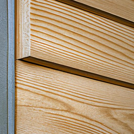 Cấu trúc lớp của cửa gỗ công nghiệp, sự bền bỉ và chất lượng được nhấn mạnh