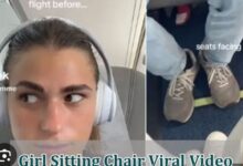 Girl Sitting Chair Viral Video On Twitter